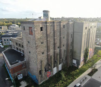 bâtiments de l’usine Diamalt à Ris-Orangis 